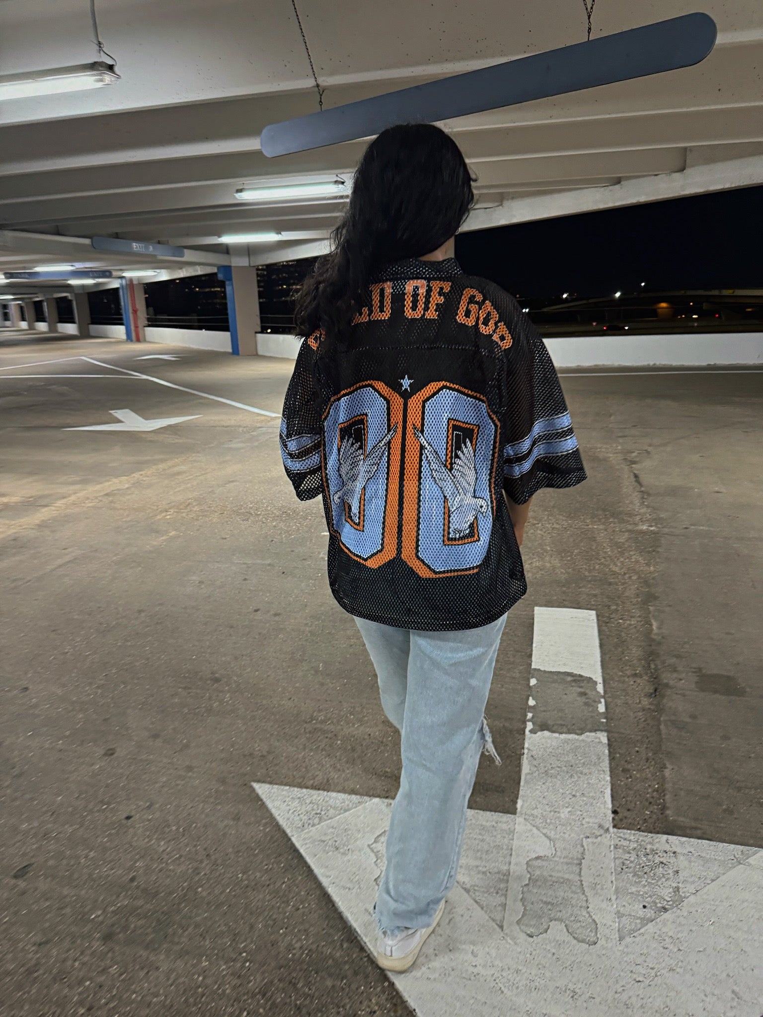 'Child of God' Jersey - Black & Orange