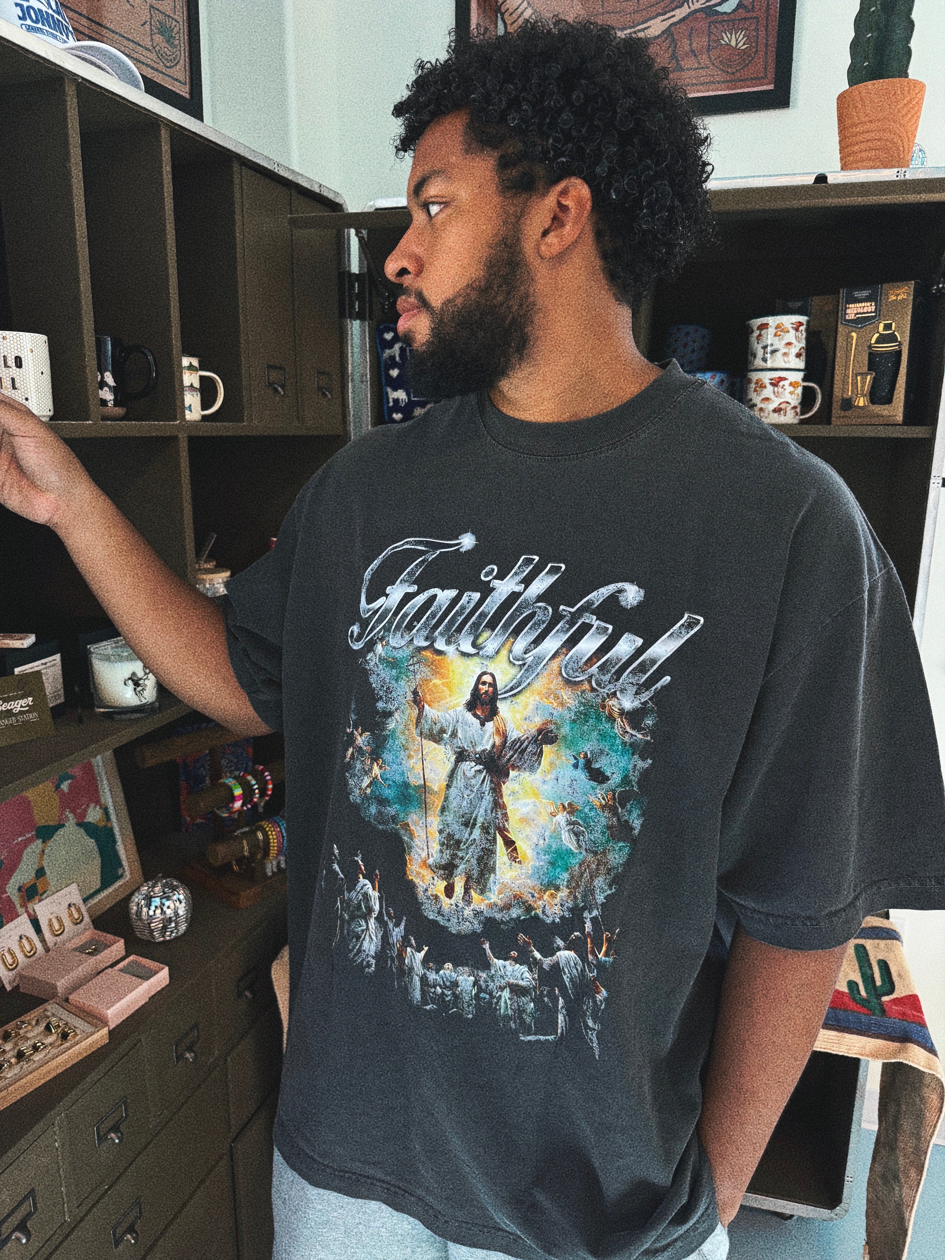 'King of Glory' Heavyweight Vintage Wash Tee