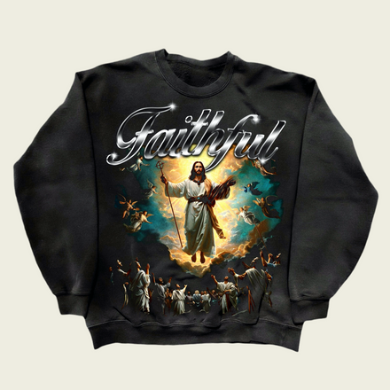 'King of Glory' Heavyweight Crewneck