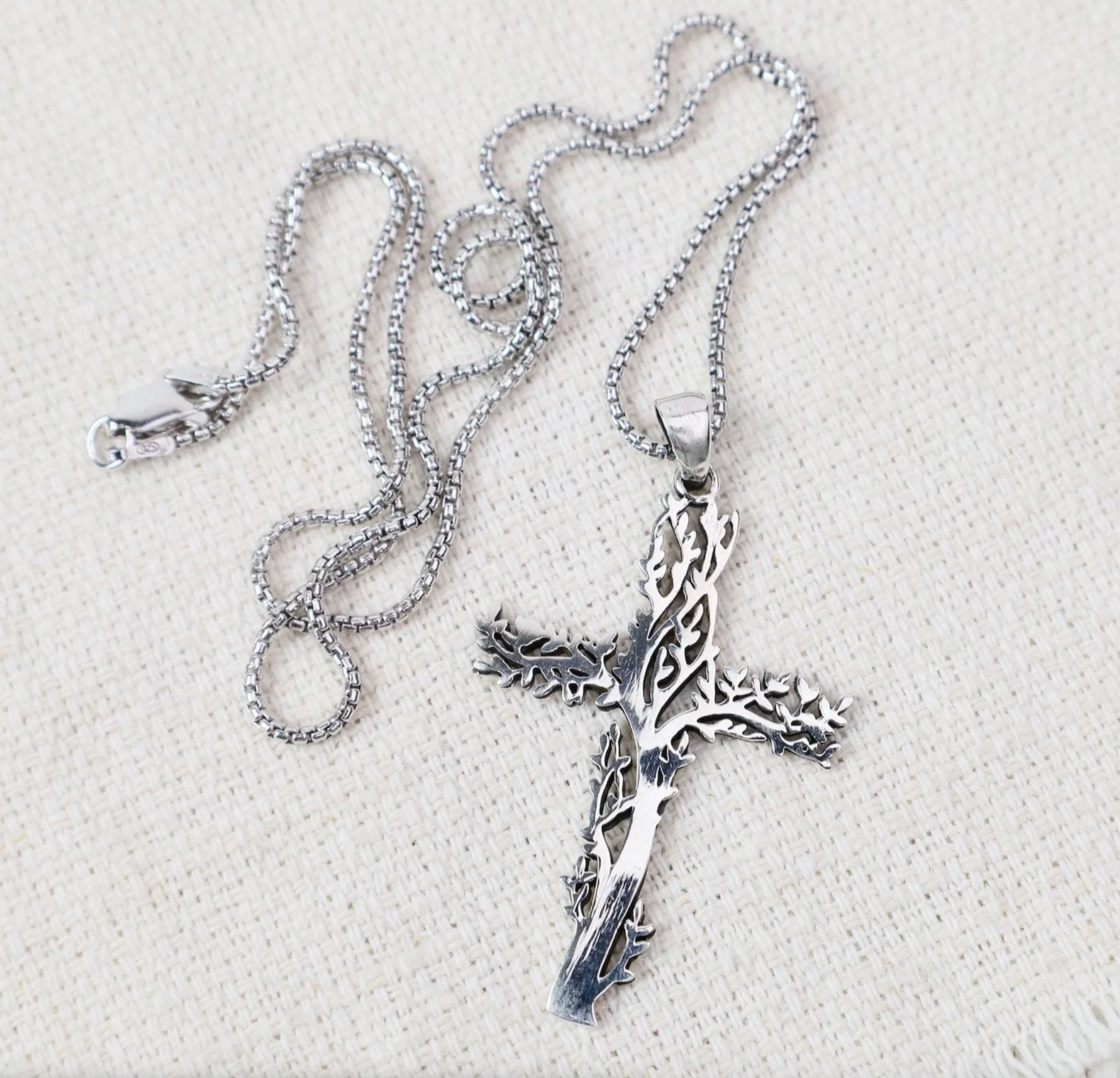 Tree of Life Cross Necklace