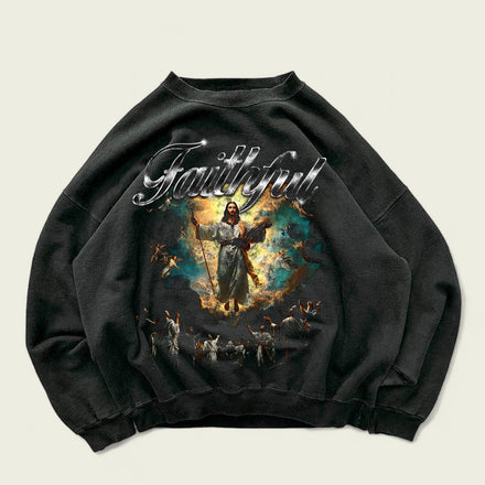 'King of Glory' Heavyweight Crewneck