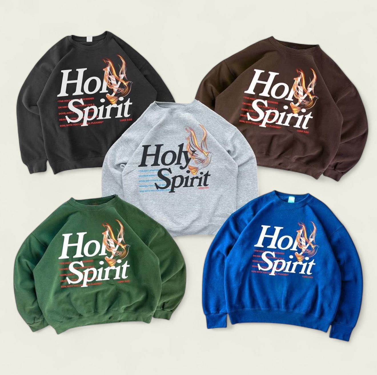 'Holy Spirit' Heavyweight Crewneck Sweatshirt