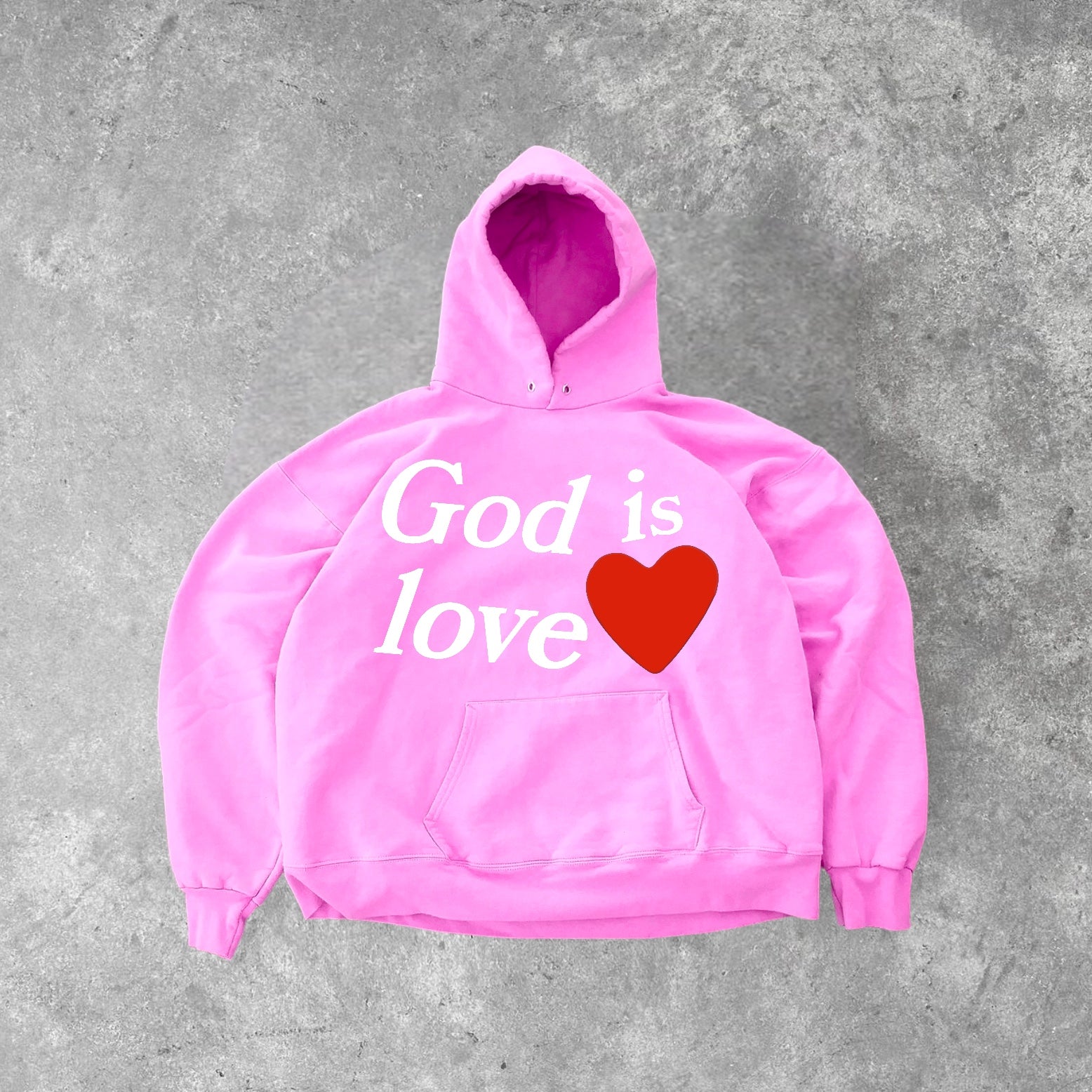 God is Love Heavyweight Hoodie