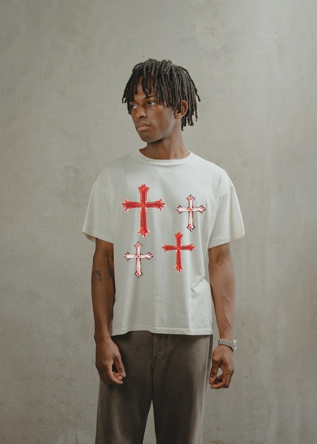 ‘Washed’ Tee - White