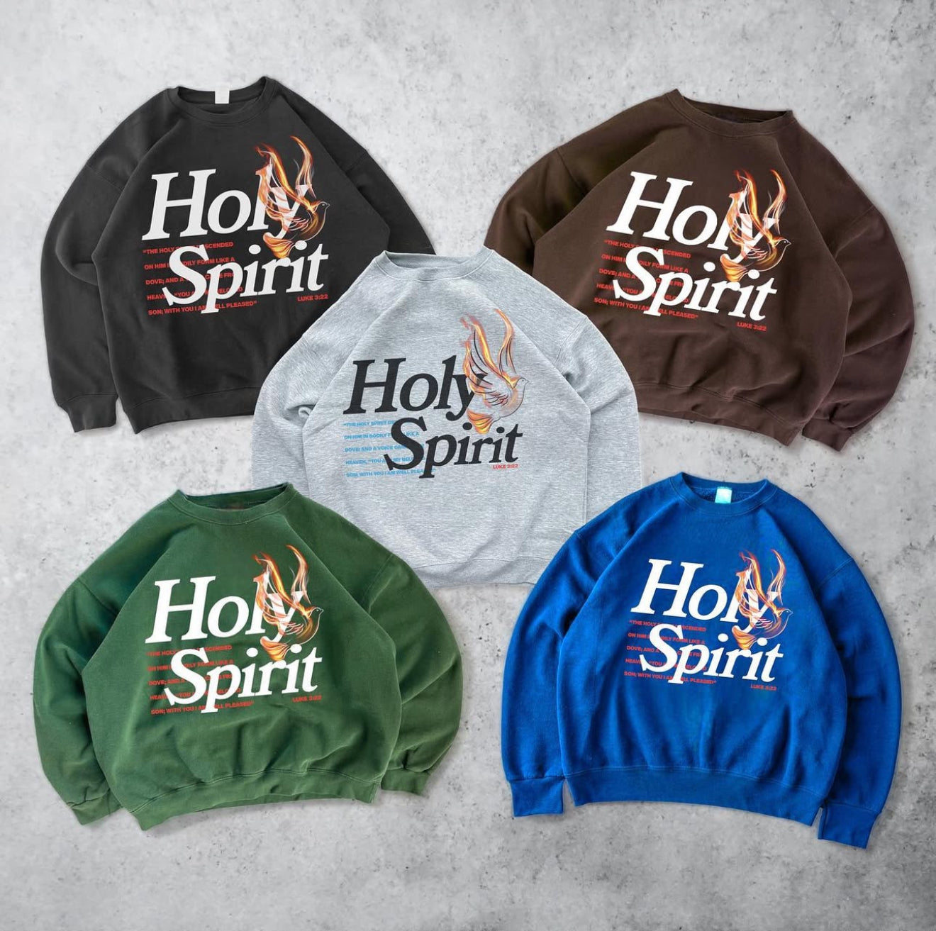 'Holy Spirit' Heavyweight Crewneck Sweatshirt