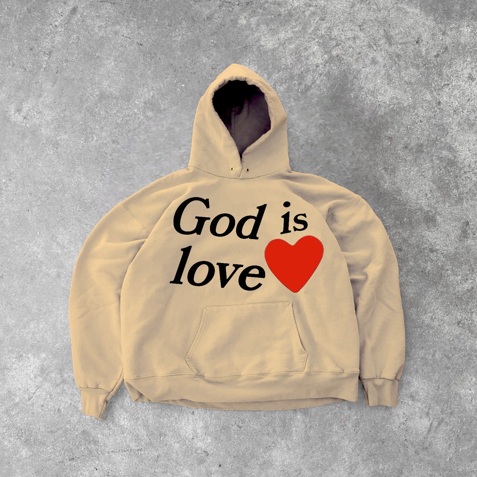 God is Love Heavyweight Hoodie