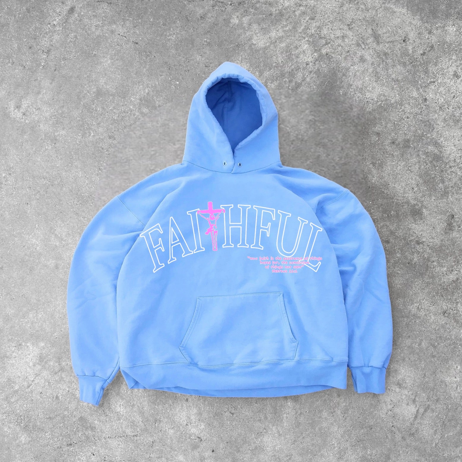 Faithful 'Royal' Arc Logo Hoodie