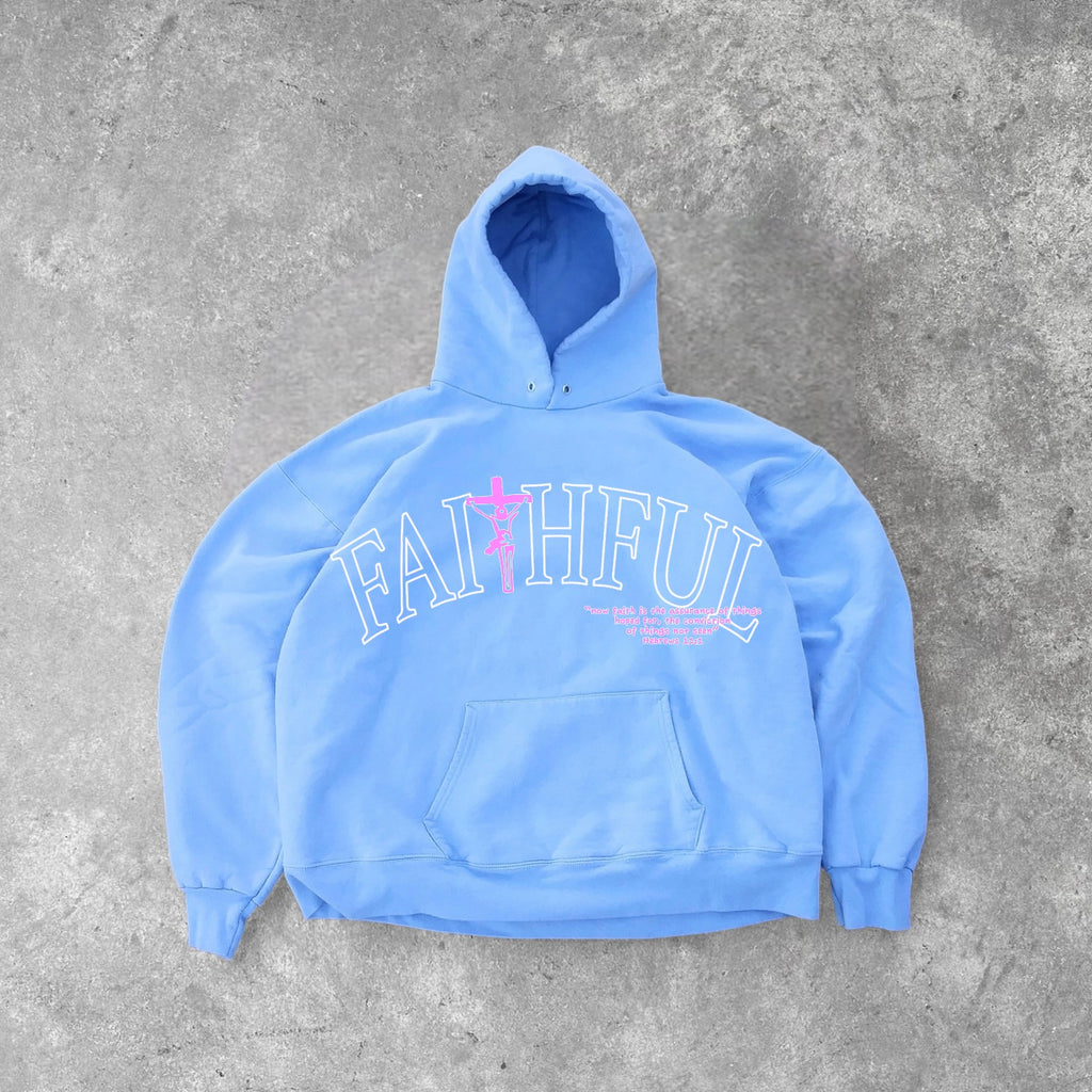 Faithful 'Royal' Arc Logo Hoodie
