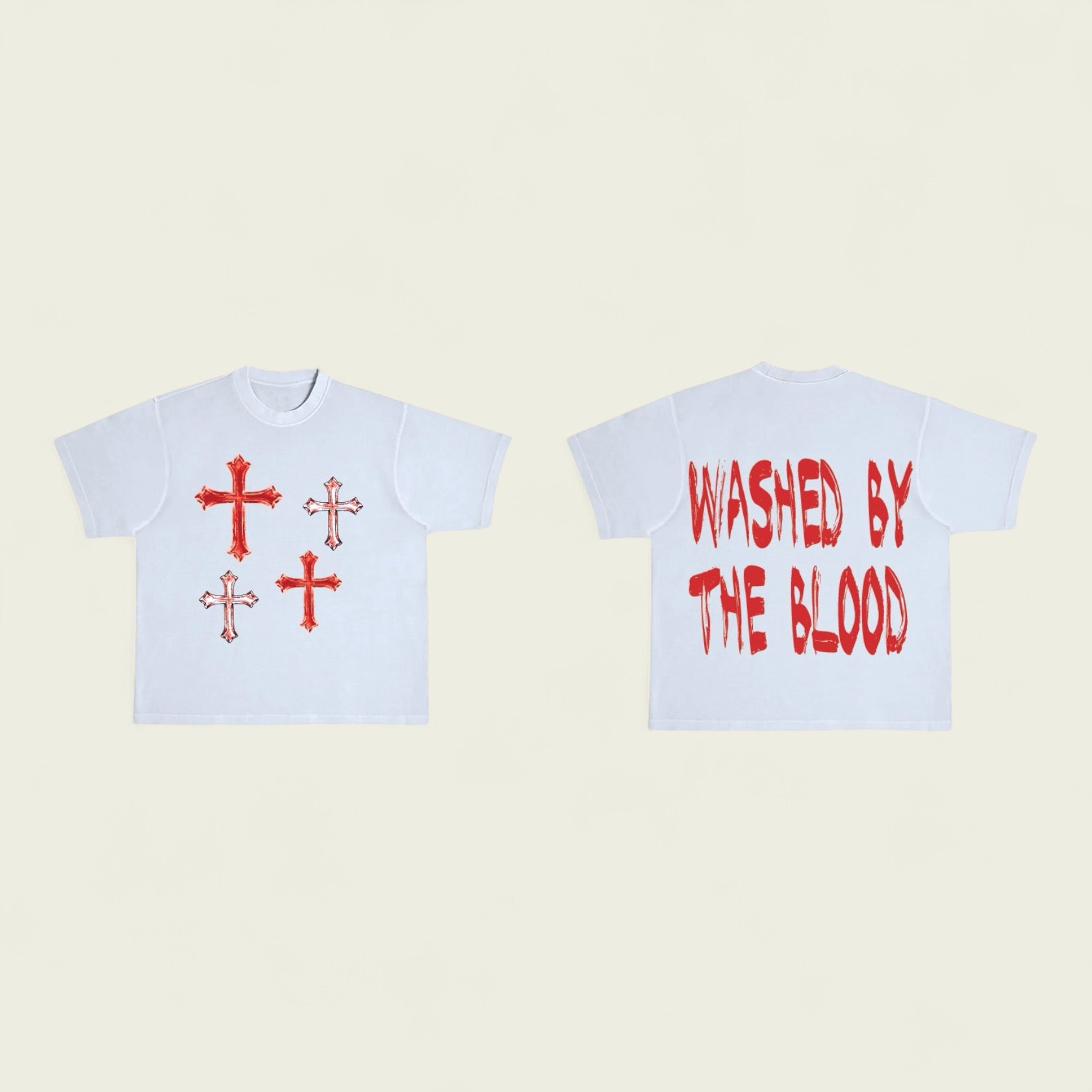 ‘Washed’ Tee - White