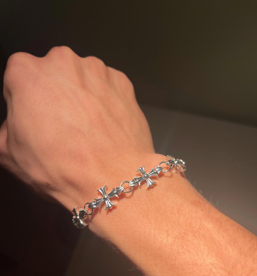 Retro Cross Link Bracelet