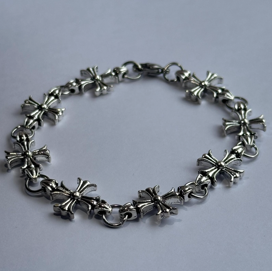 Retro Cross Link Bracelet