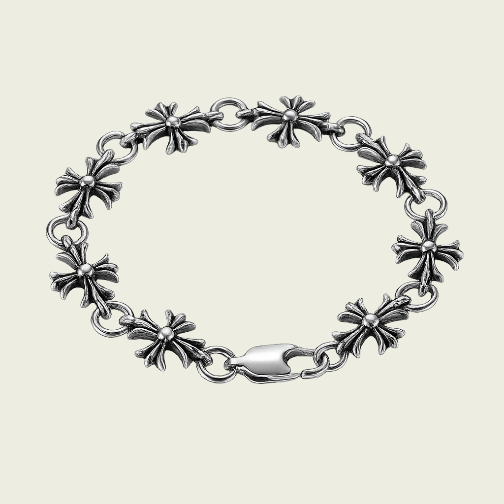Retro Cross Link Bracelet
