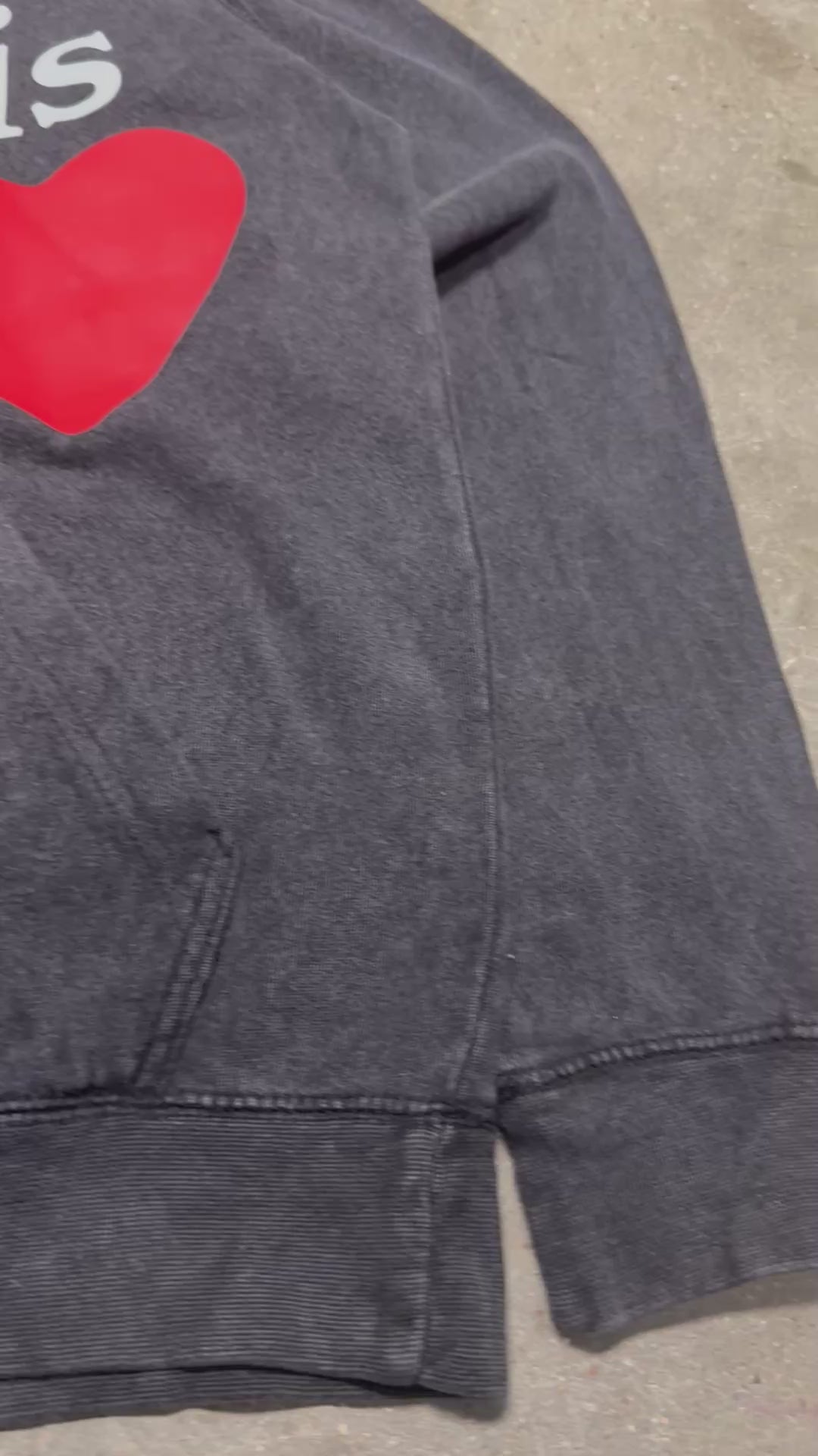 God is Love Vintage Washed Hoodie